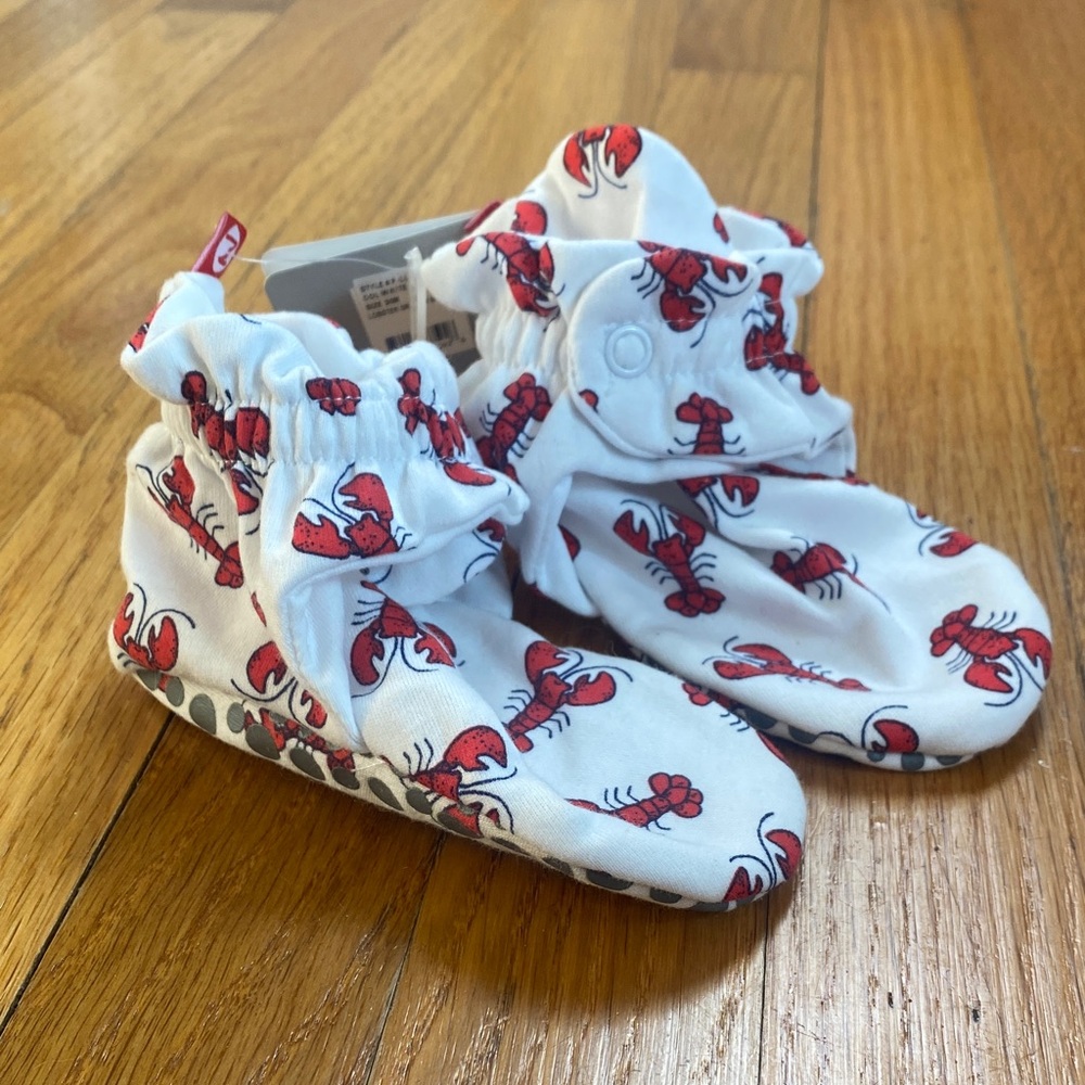NWT Zutano Lobster Booties